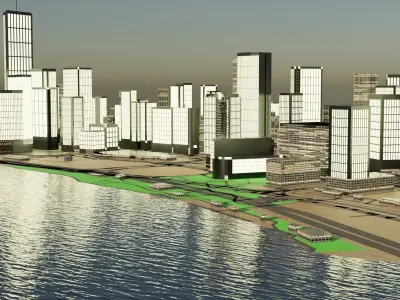 Hongkong Citymap Building 3D model