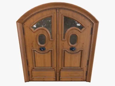 Entrance classic door 77 3D model