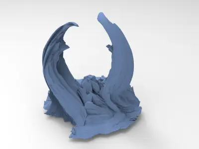 Tiwanaku sci fi edge 3D model