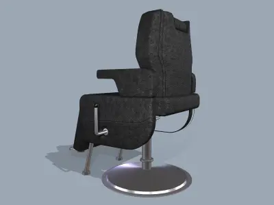SALON CHAIR  Low-poly 3D model