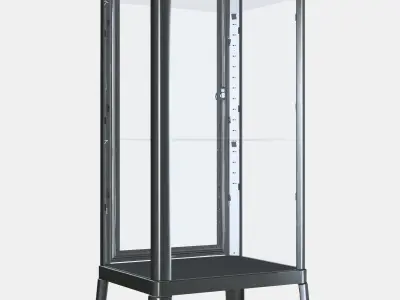 FABRIKOR Glass-door cabinet 2 Low-poly 3D model