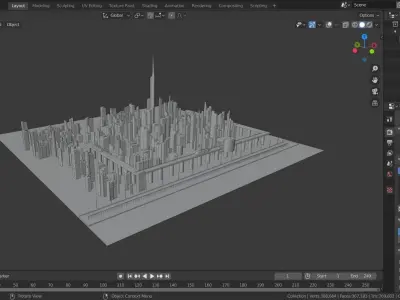 3D Liberty city Free low-poly 3D model