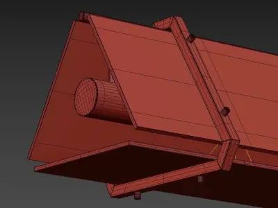 Hanging luminaires HAGA LONG by Lampatron 100cm and 130cm 3D model