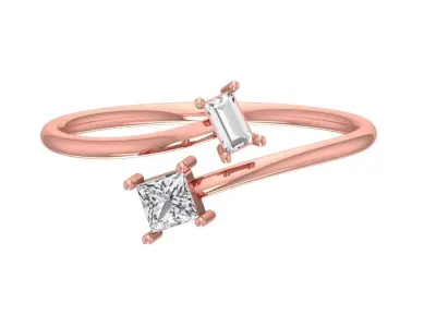 Women Light Weight Band Ring 3D print model 36