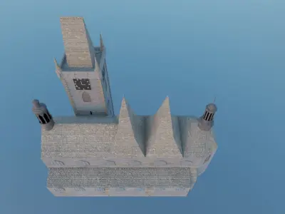Medieval Church 3D model purchase