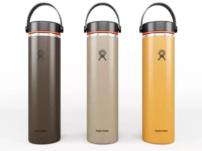 Hydro Flask 24 oz Light Weight Wide Mouth Trail Series 3D model