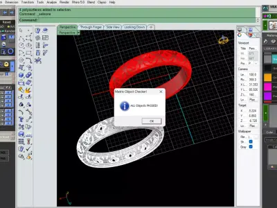 rings 3D print model