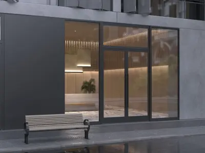 Interior Scene 12 - Lobby Ecco - 3D Interior  3D model