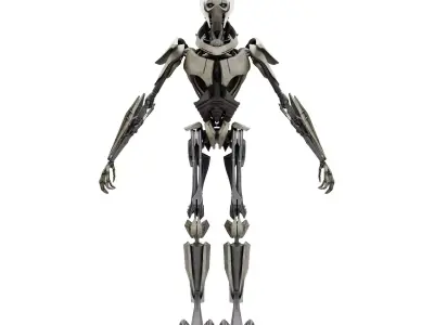 General Grievous - Star Wars Low-poly 3D model