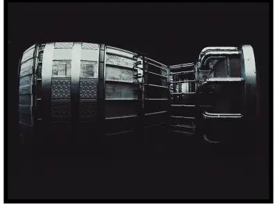 Avalanche Space Engine Low-poly 3D model