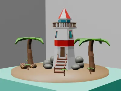 island  3D model