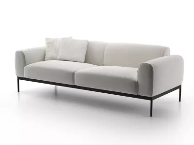 Bon seater sofa 3D model