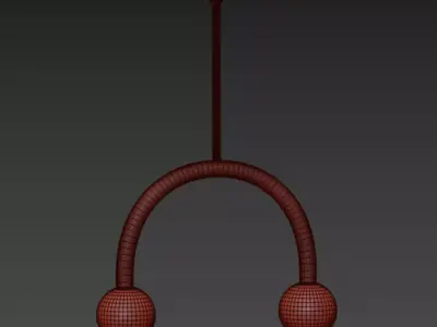 Happy small pendant lamp 3D model