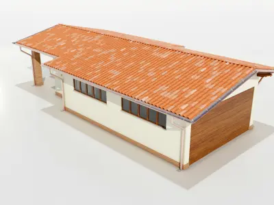 Italian Farm Building - Garage 1 3D model