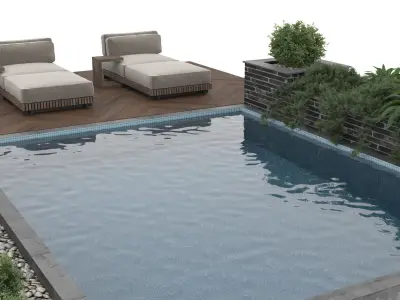 Swimming Pool 5 3D model