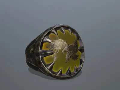 Power Ring Low-poly 3D model