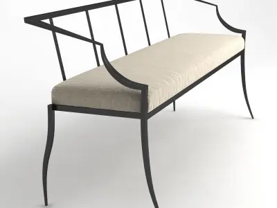 Arteriors lexi bench 3D model