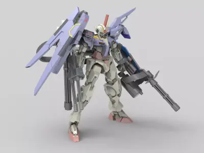 Gundam 00 Perpect Titan 3D model