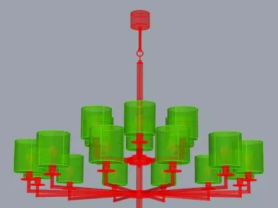 Cometa Chandelier  3D model