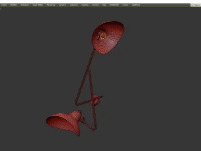 YORK SCONCE Low-poly 3D model