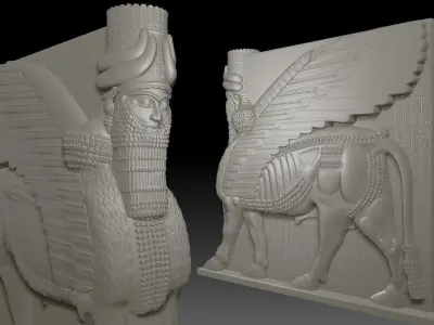 LAMASSU WINGEDBULLOFNINEVEH 3D model
