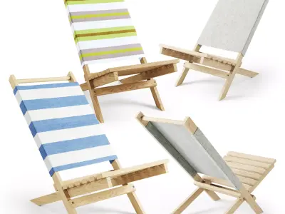 Pepitu Deck Chair 3D model