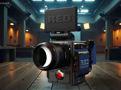  Movie Director with Video Production Equipment Collection 