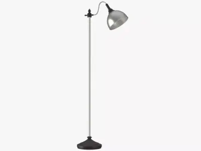 Floor Lamp Low-poly 3D model 12