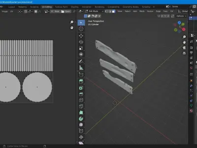 Boarded Window Low-poly 3D model