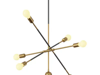 Chandelier Zora by Lalume 3D model