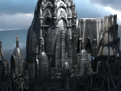 Tower of Barad dur officers tower 3D model