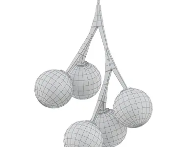 Five Light 3D model