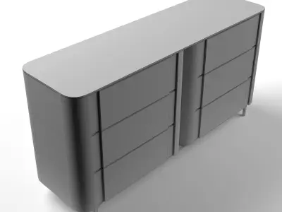 Universal Furniture - Nina Magon Drawer Dresser 3D model