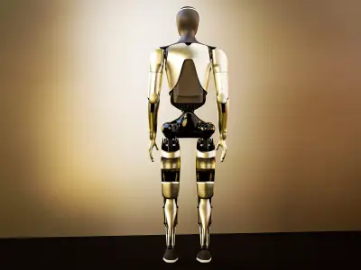 Optimus Tesla Bot Gen 3 Low-poly 3D model