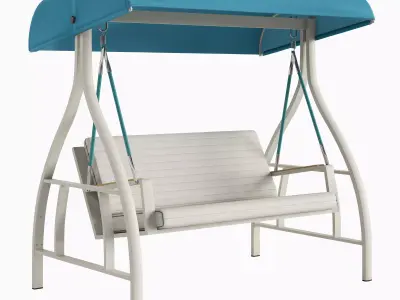 NOFI OUTDOOR SWING CHAIR White 3D model