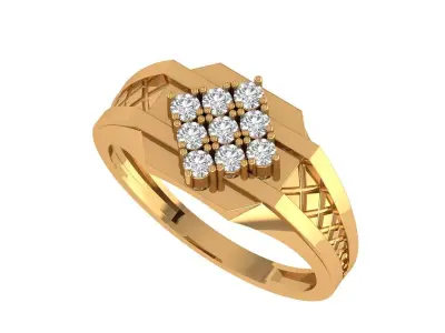 Gents Ring 3D print model shop