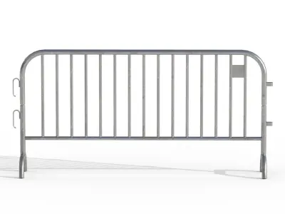 Crowd Barrier Low-poly 3D model purchase