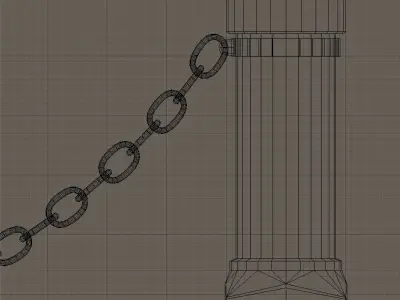 Monument street chains 3D model