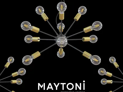 Pendant Jackson T546PL-12B Maytoni LOFT Free 3D print model