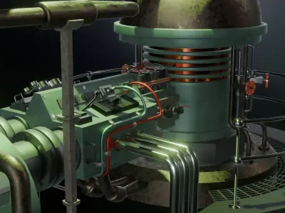 Old Sci-fi Generator 3D model