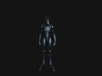 Zylorinax -  Sci-Fi Alien 3D model
