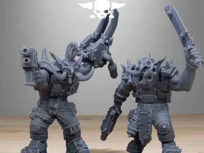 Orkaz Trolls 3D print model
