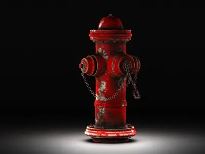 Fire hydrant 3D model