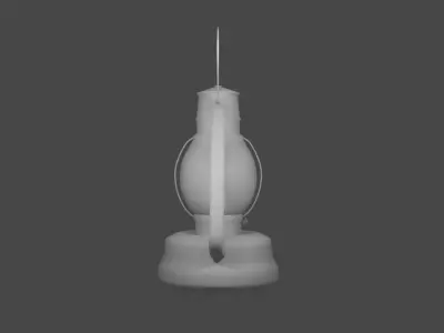 3d Oil Lantern Model 3D model