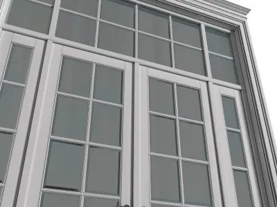 Entrance Outdoor classic street Doors 3D model