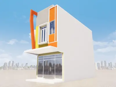 Store 4x10 KPI 2 3D model