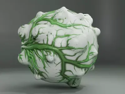 Alien Egg Animation 3D model