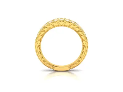 Women Ring  Render 3dm STL OBJ FBX Details 3D print model 24