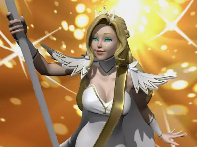Belinda from AFK Arena 3D model