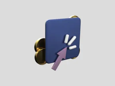 3D app web Icon Low-poly 3D model-20 Low-poly 3D model